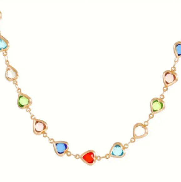 Goldtone Heart bracelet - Picture 2 of 4